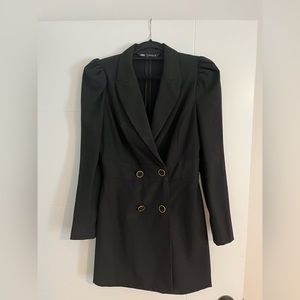 Black Blazer Style Romper